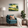 Meadow in Moonlight Living Room Demo