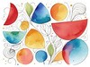Minimalist Line Art with Abstract Shapes for Modern Decor