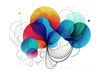 Minimalist Line Art with Abstract Shapes for Modern Decor