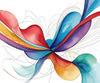 Minimalist Line Art with Abstract Shapes for Modern Decor