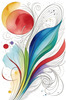 Minimalist Line Art with Abstract Shapes for Modern Decor