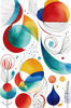 Minimalist Line Art with Abstract Shapes for Modern Decor