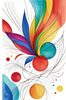 Minimalist Line Art with Abstract Shapes for Modern Decor