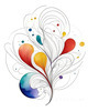 Minimalist Line Art with Abstract Shapes for Modern Decor