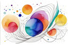Minimalist Line Art with Abstract Shapes for Modern Decor