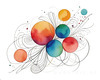 Minimalist Line Art with Abstract Shapes for Modern Decor