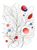 Minimalist Line Art with Abstract Shapes for Modern Decor