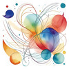 Minimalist Line Art with Abstract Shapes for Modern Decor