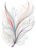 Minimalist Line Art with Abstract Shapes for Modern Decor
