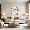 Minimalist Abstract Shapes Living Room Demo