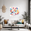 Minimalist Abstract Shapes Living Room Demo
