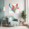 Minimalist Abstract Shapes Living Room Demo