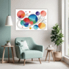 Minimalist Abstract Shapes Living Room Demo