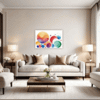 Minimalist Abstract Shapes Living Room Demo