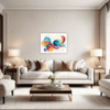 Minimalist Abstract Shapes Living Room Demo