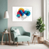 Minimalist Abstract Shapes Living Room Demo