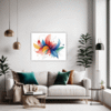 Minimalist Abstract Shapes Living Room Demo
