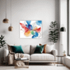 Minimalist Abstract Shapes Living Room Demo