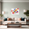 Minimalist Abstract Shapes Living Room Demo