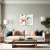 Minimalist Abstract Shapes Living Room Demo
