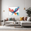Minimalist Abstract Shapes Living Room Demo