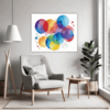 Minimalist Abstract Shapes Living Room Demo