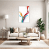 Minimalist Abstract Shapes Living Room Demo