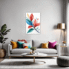 Minimalist Abstract Shapes Living Room Demo