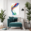Minimalist Abstract Shapes Living Room Demo