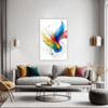 Minimalist Abstract Shapes Living Room Demo