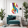 Minimalist Abstract Shapes Living Room Demo