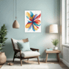 Minimalist Abstract Shapes Living Room Demo