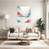 Minimalist Abstract Shapes Living Room Demo