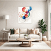 Minimalist Abstract Shapes Living Room Demo