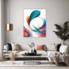 Minimalist Abstract Shapes Living Room Demo