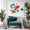 Minimalist Abstract Shapes Living Room Demo