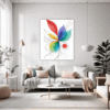 Minimalist Abstract Shapes Living Room Demo
