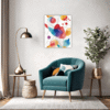 Minimalist Abstract Shapes Living Room Demo
