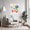 Minimalist Abstract Shapes Living Room Demo