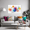 Minimalist Abstract Shapes Living Room Demo