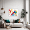 Minimalist Abstract Shapes Living Room Demo
