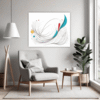 Minimalist Abstract Shapes Living Room Demo