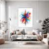 Minimalist Abstract Shapes Living Room Demo