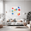 Minimalist Abstract Shapes Living Room Demo
