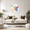 Minimalist Abstract Shapes Living Room Demo