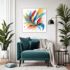 Minimalist Abstract Shapes Living Room Demo