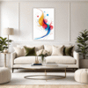 Minimalist Abstract Shapes Living Room Demo