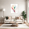 Minimalist Abstract Shapes Living Room Demo