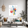 Minimalist Abstract Shapes Living Room Demo