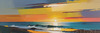 Abstract Minimalist Coastal Sunset Seascape Print